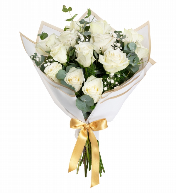 Beyaz Ambalajda 13 Beyaz G�l Cipsofilya
