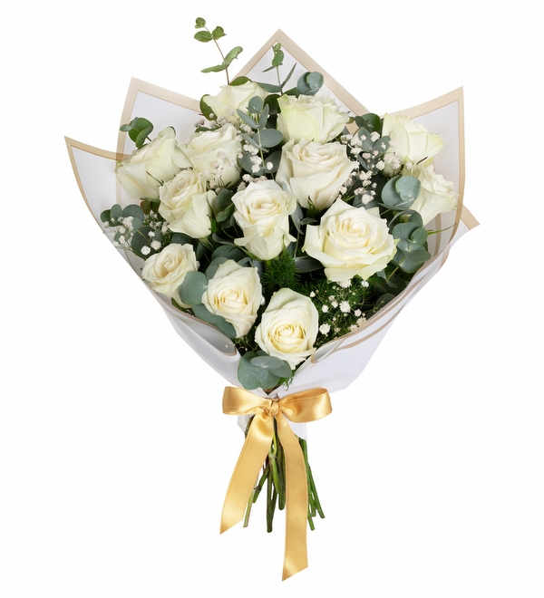 Beyaz Ambalajda 13 Beyaz G�l Cipsofilya