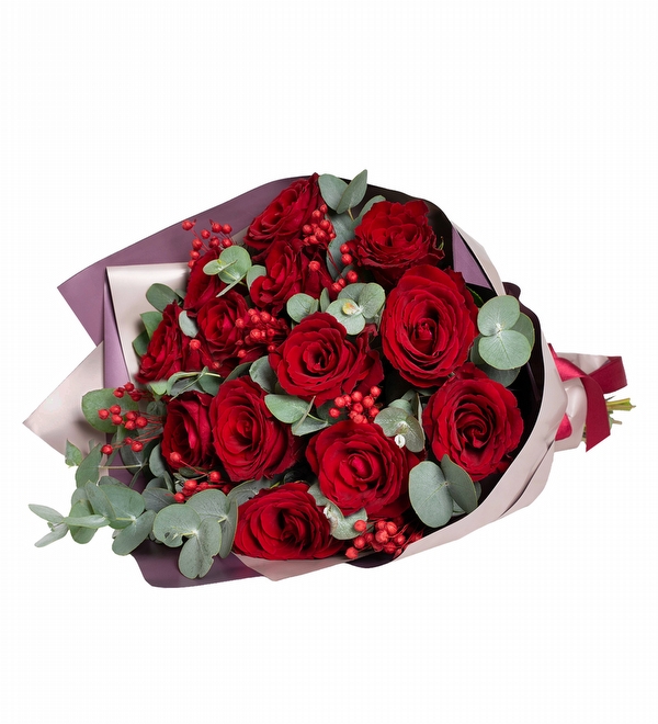 13 l� K�rm�z� G�l Buketi ve Kuru �i�ekler