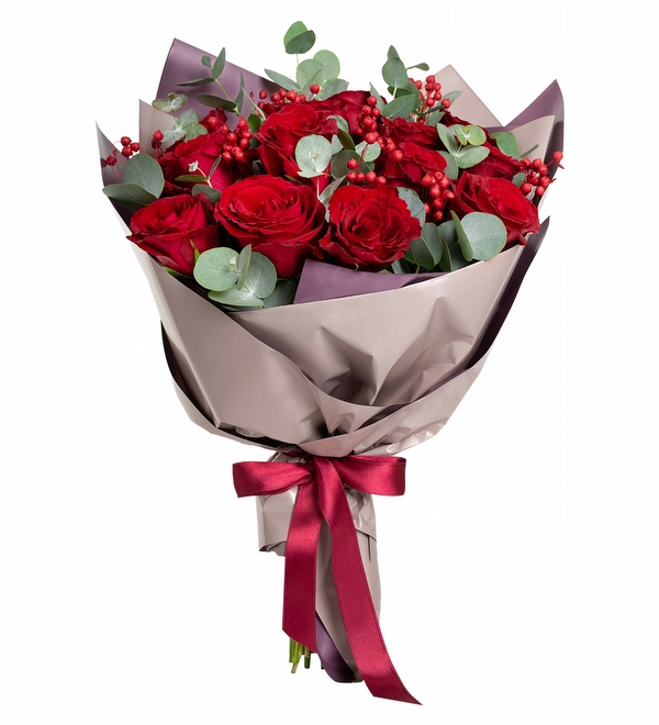 13 l� K�rm�z� G�l Buketi ve Kuru �i�ekler
