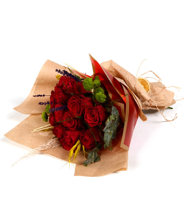 Lovely Love K�rm�z� G�l Buketi