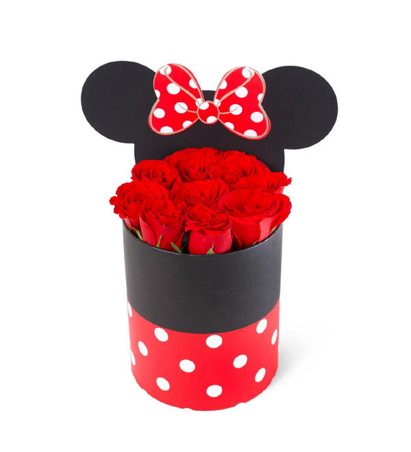 Polka Dot Kutuda K�rm�z� G�ller