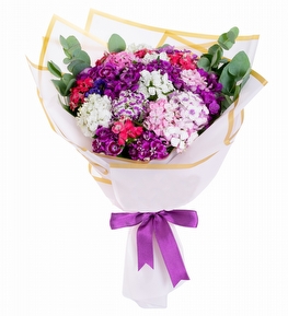 Beyaz Buket Ka��tl� H�sn�yusuf Buketi