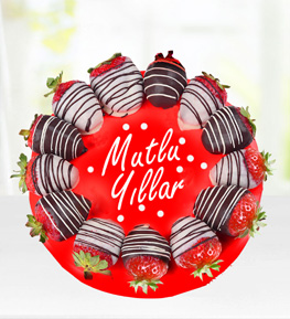 Mutlu Y�llar �ilek Buketi