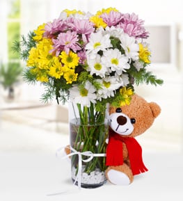 Renkli Papatyalar ve Ay�c�k