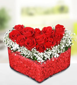 Kalp At��� K�rm�z� G�ller