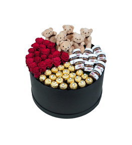Sweet Forest Siyah Kutuda G�ller