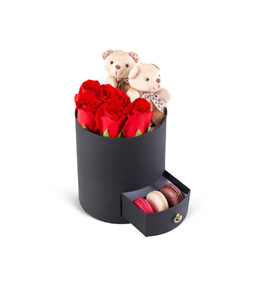 Red Harmony G�l Ay�c�k Macaron